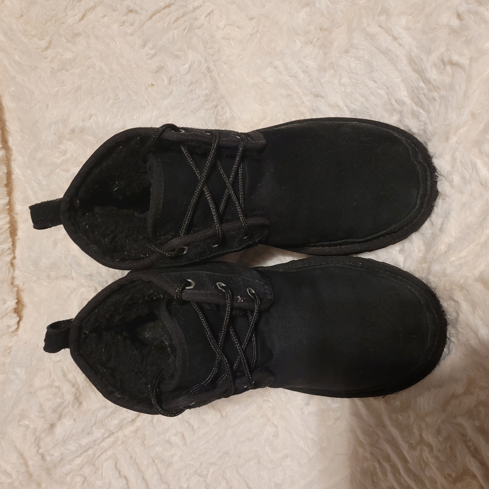 UGG Black Suede Ankle Boots Casual